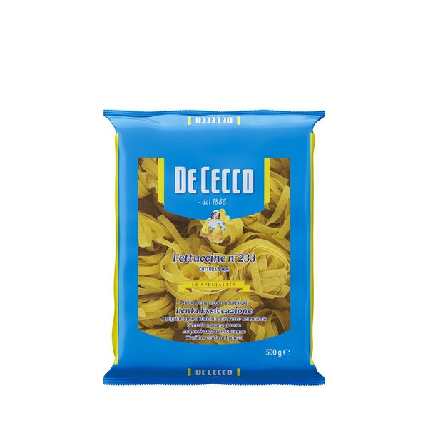 Macarrão grano duro tipo Fettuccine DeCecco 500g
