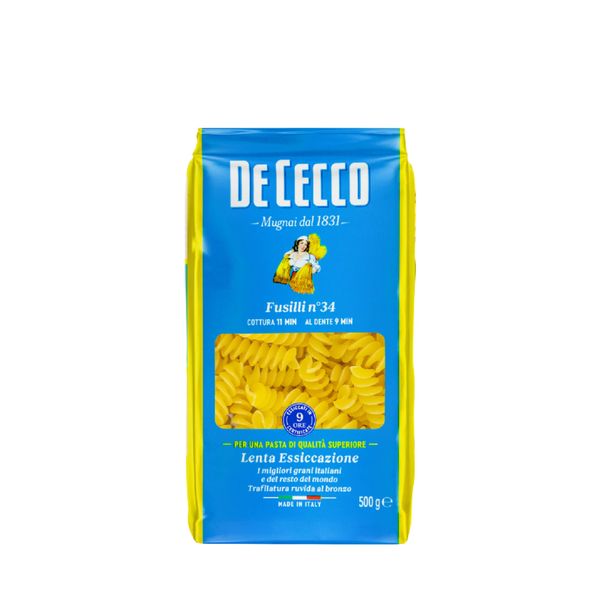 Macarrão Fusilli De Cecco 500g