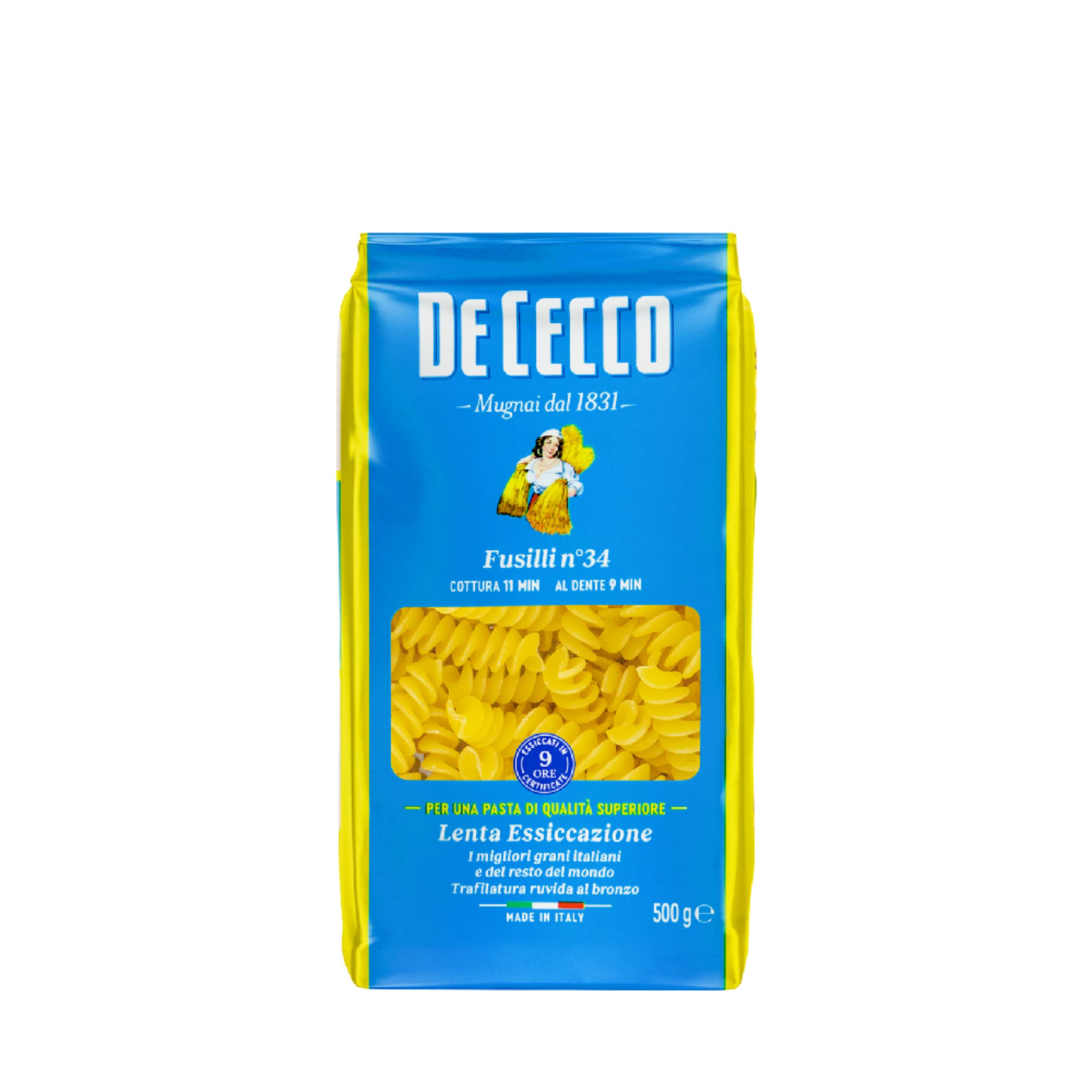 Macarrão Fusilli De Cecco 500g
