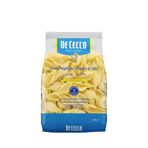 Macarrão Conchiglione Rigate De Cecco 500g