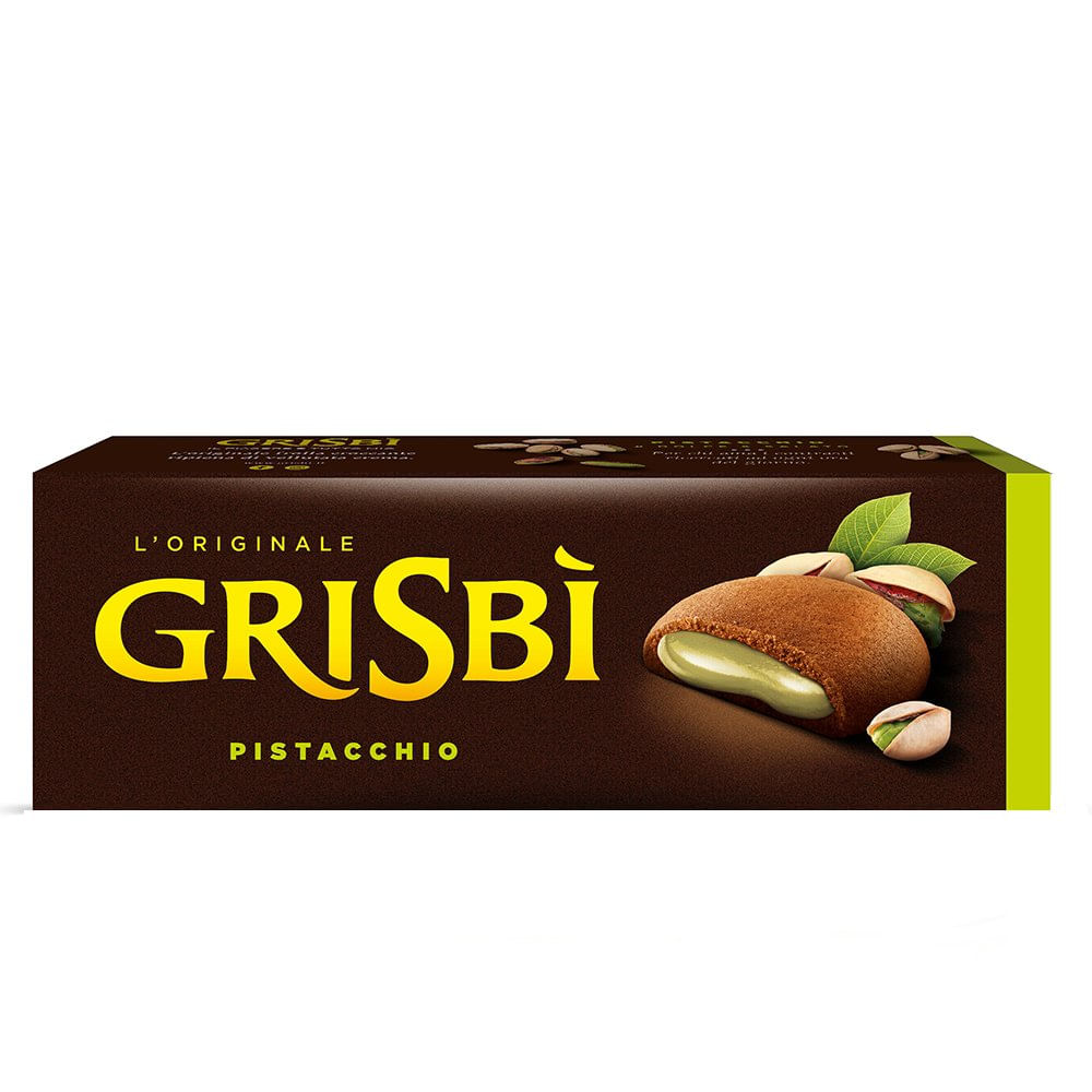 Biscoito Recheado Com Creme de Pistache Grisbí Vizenci 135g
