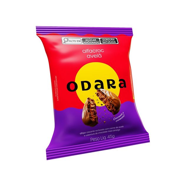 Alfajor Odara Crocante Avelã 45g