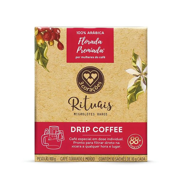 Café 3 Corações Drip Florada Premiada - 100g