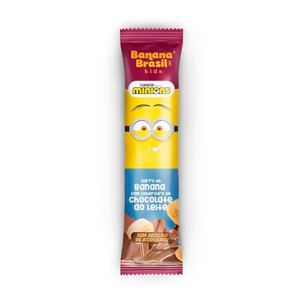 Barra de Banana com Chocolate ao leite Kids Banana Brasil - 22g