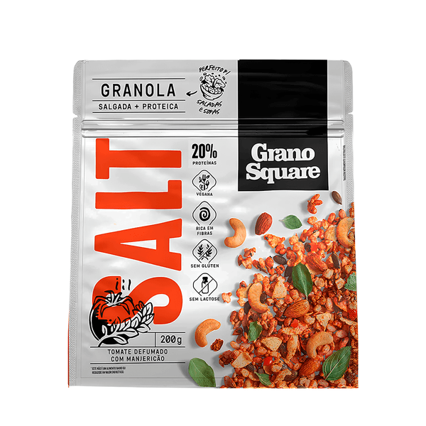 Granola GranoSquare SALT Tomate Defumado com Manjericão - 200g