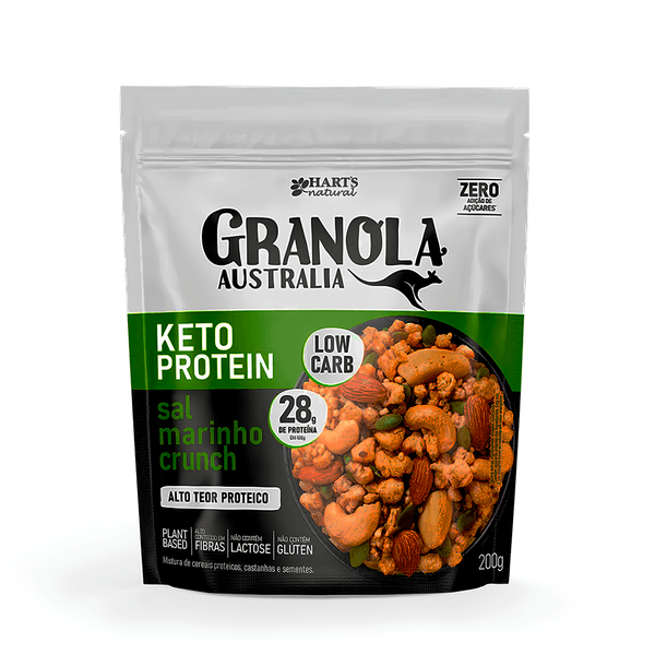 Granola Hart’s Natural KETO PROTEIN Sal Marinho Crunch - 200g