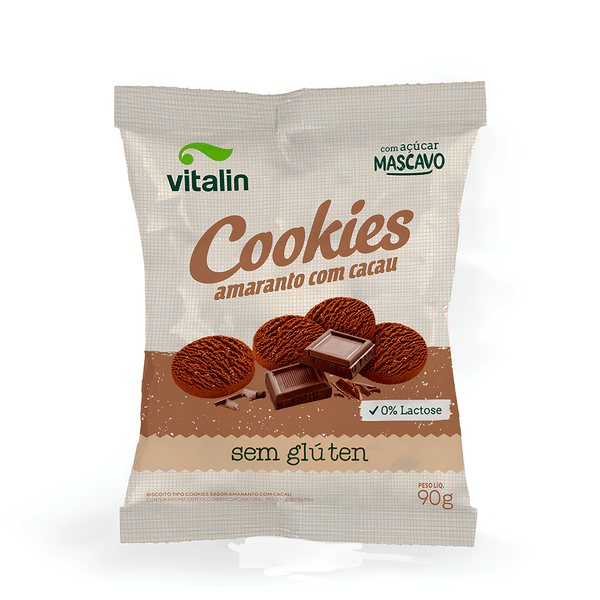 Cookies Amaranto com Cacau - 90g