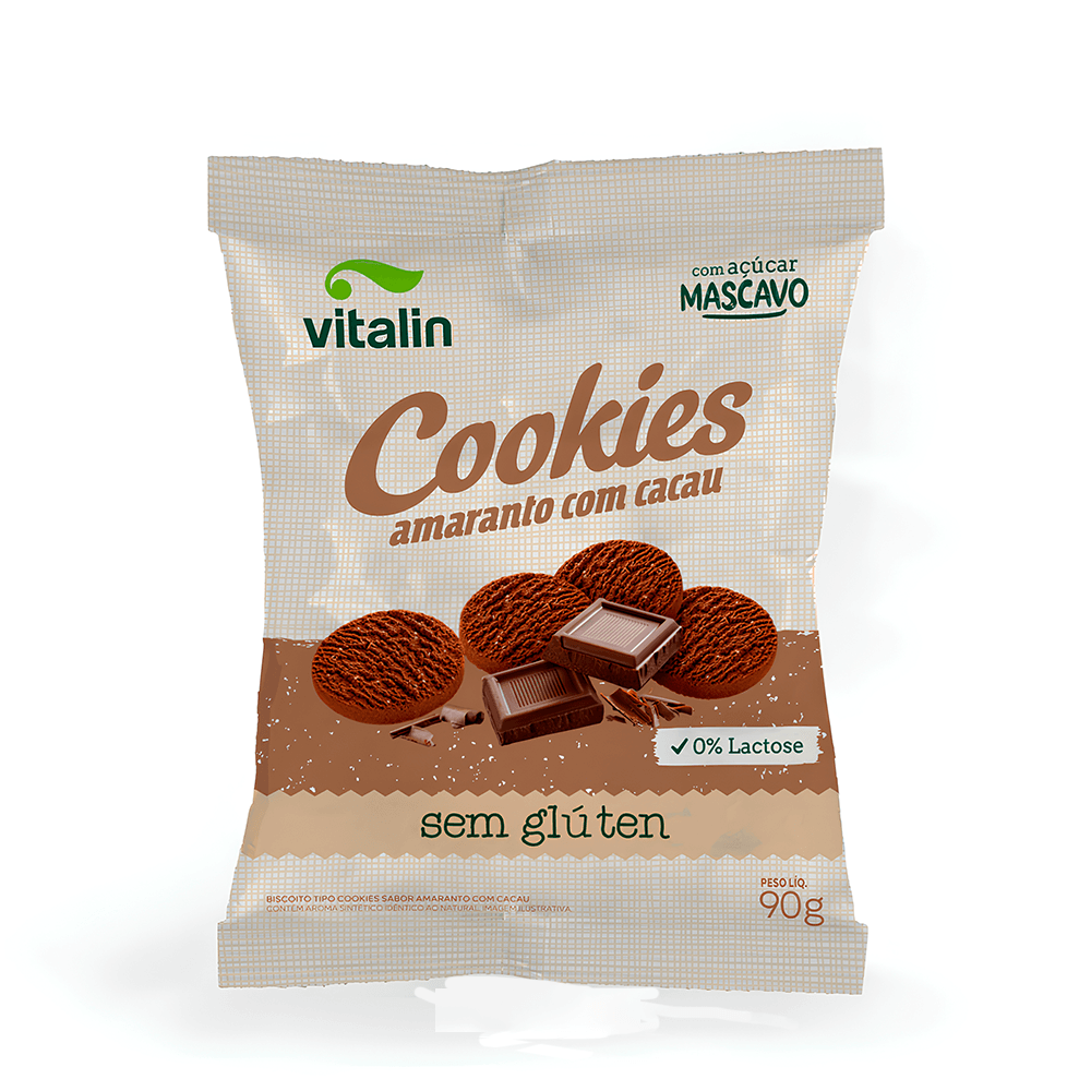 Cookies Amaranto com Cacau - 90g