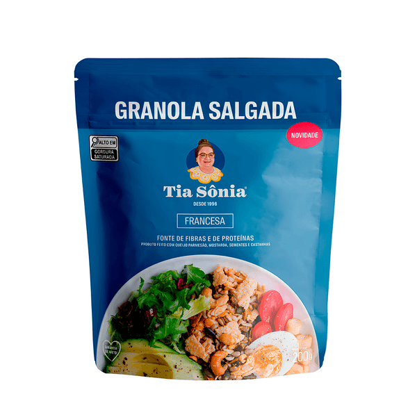 Granola Francesa Salgada Tia Sônia Sem Glúten - 200g