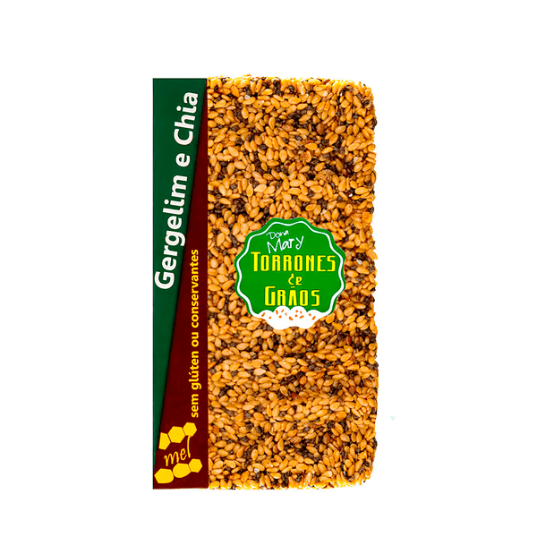 Torrone Gergelim e Chia Dona Mary - 32g