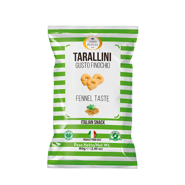 Biscoito Salgado Sabor Erva Doce Terre Di Puglia - 80g