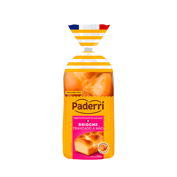 Pão Brioche Trançado Paderrí - 350g