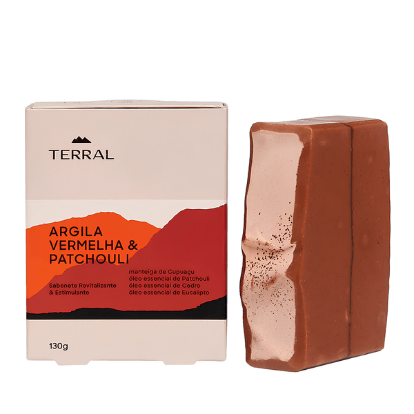 Sabonete Terral Argila Vermelha e Patchouli - 130g