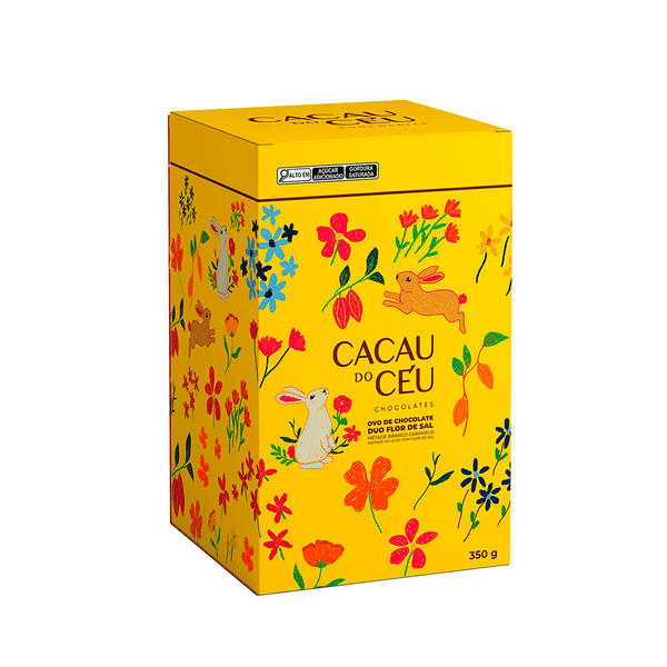 Ovo de Chocolate Duo Flor de Sal Cacau do Céu – 350g
