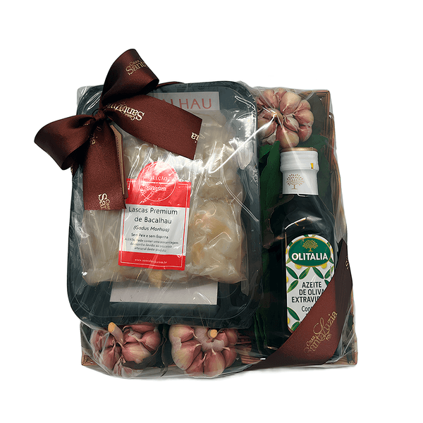 Presente De Páscoa Bacalhau Gadus Morhua com Azeite e Temperos - 4 Itens