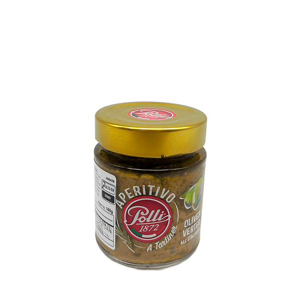 Antepasto Azeitona Verde para Bruscheta Polli - 140g