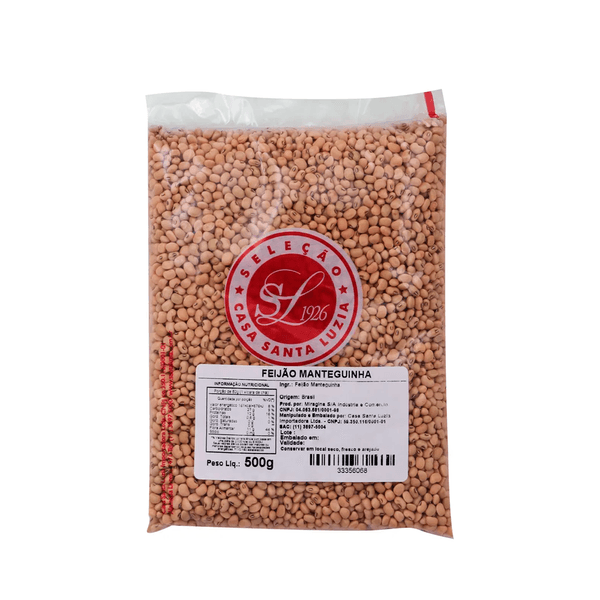 Feijão Manteiguinha Santa Luzia 500g